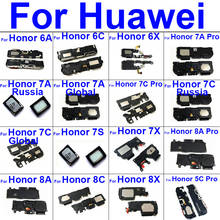 Модуль зуммера громкоговорителя для Huawei Honor 6A 6X 6c 7A 7C 7S 7X 8A 8C 8X Pro RU громкоговоритель звонка Запасные Запчасти 2024 - купить недорого