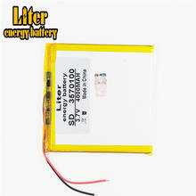 3.7V Li-ion battery for tablet pc,mp4 cell phone,speaker;Q8,Q88 3.7V,3500mAH 3570100 (polymer lithium ion battery) 2024 - buy cheap