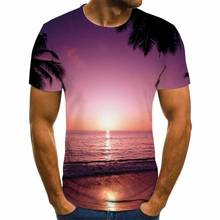 Hot selling space cloudly t shirt men's short sleeve cool colorful cloud male t-shirts brand summer male funny causal 3d tshirt 2024 - купить недорого