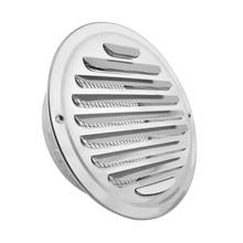 Best Stainless Steel Air Vents, Louvered Grille Cover Vent Hood Flat Ducting Ventilation Air Vent Wall Air Outlet with Fly Scree 2024 - buy cheap