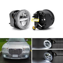 Kit de luces Led antiniebla de conducción, Chips Cree de 10W con anillos Halo DRL para Chrysler 300 C Sedan 4D SRT8 Sedan de 4 puertas 2024 - compra barato