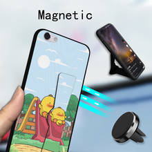 Cartoon Folding Bracket Case For OPPO F7 Youth K3 K5 Magnetic Holder Case For OPPO Realme Q X 1 2 3 V5 X2 X7 X50 6 Pro XT 2024 - buy cheap