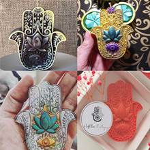 Palm Dish Plate Storage Tray Silicone Mold for DIY Resin Hand Of Fatima God'S Eye Crystal Epoxy Crafts Handmade Jewelry Tools 2024 - buy cheap