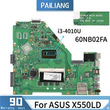 PAILIANG Laptop motherboard For ASUS X550LD REV:2.0 60NB02FA Mainboard Core SR16Q i3-4010U DDR3 2024 - buy cheap