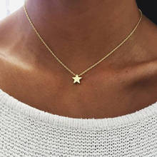 2020 New Women Chocker Gold/Silver Color Chain Star Heart Choker Necklace Jewelry Collana Kolye Bijoux Collares Mujer Collier 2024 - buy cheap