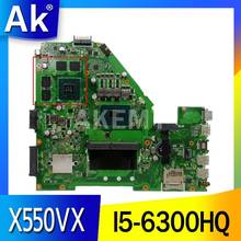 Akemy X550VQ Mainboard for ASUS X550VX X550VQ FZ50VX FH5900V X550VX Laptop motherboard tested original I5-6300HQ GT940M 4GB RAM 2024 - buy cheap