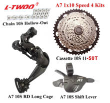 LTWOO A7 1x10-Speed Groupset Shift Lever+Rear Derailleur+Chain+Cassette 11-42T, 11-46T, GX, NX, X7, X9 Compatible LTWOO Groupset 2024 - buy cheap