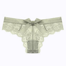 L'bellagiovanna Women's G-string Thong Transparent Sexy Panties Underwear Women Ruffles Lace Tanga Briefs Women Intimates 1935 2024 - buy cheap