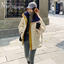 Women Parkas 2021 New Korean Loose Students Bread Style Thick Female Outwear 2024 - buy cheap