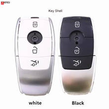 KEYECU 2020 новый белый черный Запасной умный дистанционный ключ, корпус 3 кнопки для Mercedes-Benz Uncut Key Blade 2024 - купить недорого