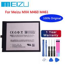 Meizu alta qualidade 100% bateria original 3100mah bt40 para meizu mx4 m460 m461 baterias do telefone móvel + ferramentas gratuitas 2024 - compre barato