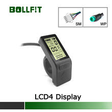 BOLLFIT-pantalla LCD inteligente para bicicleta eléctrica, Panel de Control de 36V y 48V, LCD4 2024 - compra barato