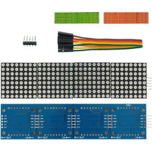 10pcs MAX7219 dot matrix module microcontroller module 4 in 1 display C14 Green/Red 2024 - buy cheap