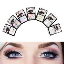Fashion Tattoo Diamond Makeup Eyeliner Eyeshadow Face Sticker Jewel Eyes Makeup Crystal Eyes Sticker 2024 - buy cheap