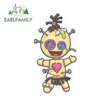 EARLFAMILY-pegatinas para coche de muñeca Voodoo, calcomanía a prueba de arañazos para coche y furgoneta, con dibujos animados para frigorífico, envoltura de vinilo para maletero, 13x7cm 2024 - compra barato