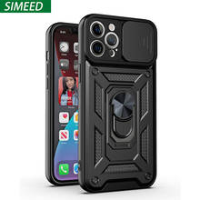 Camera Protection Case for iPhone 12 Pro Max 11 X XS XR 6 6s 7 8 Plus SE 2020 Case Armor Slide Cover Lens Protection Capa Fundas 2024 - buy cheap