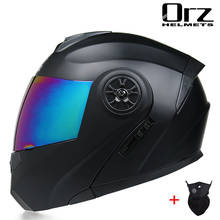 Capacete de motocicleta com lente dupla, segurança, viseira interior do capacete 2024 - compre barato
