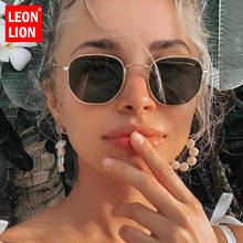 LeonLion 2021 Metal Classic Vintage Women Sunglasses Luxury Brand Design Glasses Female Driving Eyewear Oculos De Sol Masculino 2024 - купить недорого