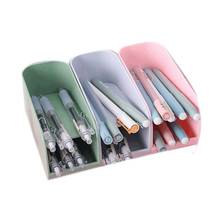 Multi-Function Desktop Oblique Insert Pen Holder Office School Storage Case Box Desk Pen Pencil Organizer 4 Color 2024 - buy cheap