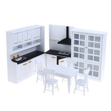 Miniatura para casa de bonecas 1/12, acessório para móveis no armário de cozinha e geladeira, ideal para 1:12 em miniatura 2024 - compre barato