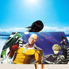 Beach Towel Anime ONE PUNCH MAN Printed Bath Towel Personalized Kid Teen Cartoon Shower Towels Summer Travel Blanket Toalla Mats 2024 - buy cheap