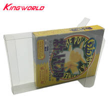 100 шт прозрачный чехол, прозрачная коробка для Game Boy для GB GBC, картридж для игровых карт, пластиковое хранение для домашних животных, защитная оболочка для сбора 2024 - купить недорого