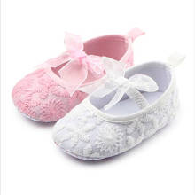 New Spring Autumn Baby Girls Shoes Soft Sole Infants Mesh First Walker Lovely Bowknot Newborn Princess Shoes 2024 - buy cheap