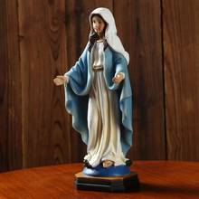 Resin Virgin Mary Statue Figure Handmade Religious Gift Xmas Home Decorative 2024 - buy cheap