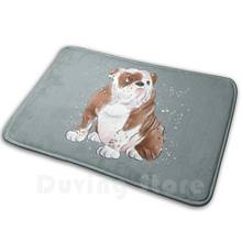 Alfombra antideslizante para el suelo, alfombrilla bonita para el dormitorio, Bulldog, perro, Bulldog británico 2024 - compra barato