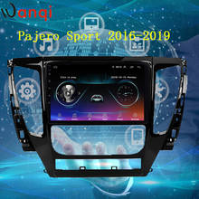 Wanqi-Radio con Gps para coche, reproductor con Android, 9 pulgadas, 2.5D, cd, pantalla de vídeo, bt, para Mitsubishi Pajero Sport 2016, 2017, 2018, 2019 2024 - compra barato