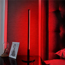 Lámpara de mesa RGB de estilo nórdico, luces de mesa con control remoto táctil, para dormitorio, mesita de noche, sala de estar, decoración de oficina 2024 - compra barato