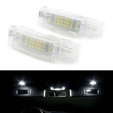 Espejo de tocador para Interior de coche, luz LED para VW Golf MK4 MK5 MK6 GTi Jetta Passat Beetle Polo Phaeton Tiguan Touran, 2 uds. 2024 - compra barato