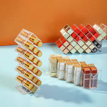 Organizador de maquillaje acrílico, caja de almacenamiento de 10 rejillas, caja de joyería, lápiz labial, soporte de exhibición, organizador de maquillaje 2024 - compra barato