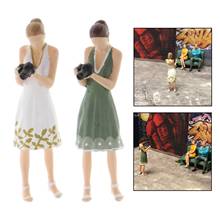 Tiny People Figurines Model Trains Architectural 1:64 Scale Painted Figures Resin Scene Models 2024 - buy cheap