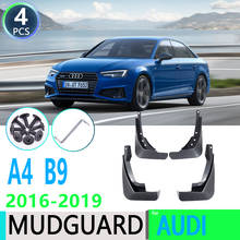 for Audi A4 B9 2016 2017 2018 2019 4 PCS Front Rear Car Fender Mudguard Mud Flaps Guard Splash Flap Car Accessories 2024 - buy cheap