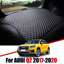 Leather Car Trunk Mat For Audi Q2 Q2L 2017 2018 2019 2020 2021 Trunk Boot Mat Liner Pad Cargo pad Carpet Tail Cargo Liner Sline 2024 - buy cheap