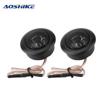 AOSHIKE 2PCS Car Speaker Dome Tweeters 120W 4 Ohm 35 W Audio Loudspeaker Universal DIY Modification For Car Instrument Panel 2024 - buy cheap