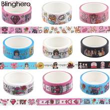 BH1115 Blinghero 15mmX5m Girls Power Printing Washi Tape Diy Masking Tape Cute Dog Tv Show Stickers School Suppliers Stationery 2024 - buy cheap