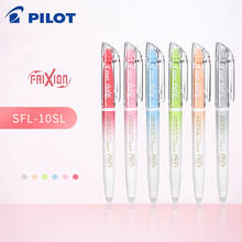 Marcador de fricción de Frixion, Marcador de Cabeza oblicua de estudiante con marcador de llave, serie PILOT Soft Natural, SFL-10SL, 6 uds. 2024 - compra barato