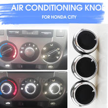 Auto Accessories 3 PCS /LOT For Honda CITY FIT AC Heater Air Conditioner Climate Control Panel Switch Knobs Buttons 2024 - buy cheap