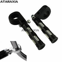 Motocicleta estrada pegs barra de impacto guarda motor estrada pé peg braçadeiras montagens apoio para os pés harley davidson a maioria da motocicleta pegs 2024 - compre barato