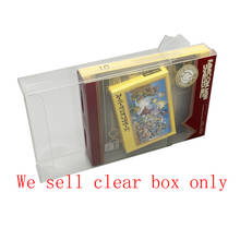 100 шт. Пластик ясное прозрачное покрытие защитная коробка для GBA FCmini карточная игра Коробка защиты коробка для хранения коробка дисплея 2024 - купить недорого