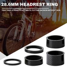 5pcs/set 28.6mm Carbon Fiber Washers MTB Bike Bicycle Headset Stem Spacers 2024 - buy cheap