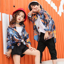 Loose Jazz Dance Costumes Kids Hiphop Street Dance Rave Outfit Performance Clothing Practice Wear Child Casual Clothes 2024 - buy cheap