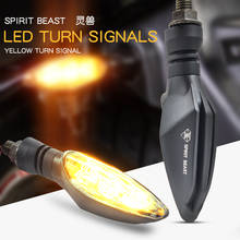 Universal Motorcycle Turn Signals LED day-time&night-time running light Motorbike Front/Rear direction indicator Spirit Beast-L3 2024 - buy cheap