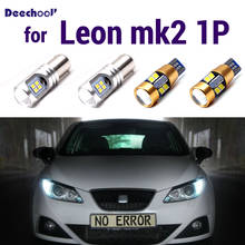 Pure White Canbus Error Free LED DRL Daytime running light Reverse Parking Lights Exterior lamp for Seat Leon 2 MK2 1P 1P1 05-12 2024 - buy cheap