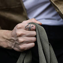 Мужское кольцо из серебра 925 пробы, в виде осьминога 2024 - купить недорого