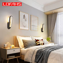 LOFAHS Creative Oval Modern led wall lamp for bedroom living room home deco bedside wall lights arandela wandlamp 2022 - buy cheap