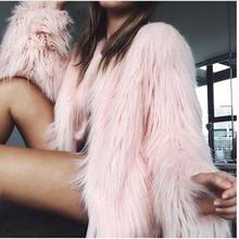 Winter Autumn Women Cardigan Fur Jacket Warm Faux Fox Coat Tops Casual Outwear Overcoat ParkaFur Coats Long Fur Coat 2024 - buy cheap