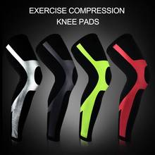 1PCS Sports Kneepad Men Pressurized Elastic Safety Support Fitness Cycling Running Basketball Calf Joint Protection Leg Sleeve 2024 - buy cheap